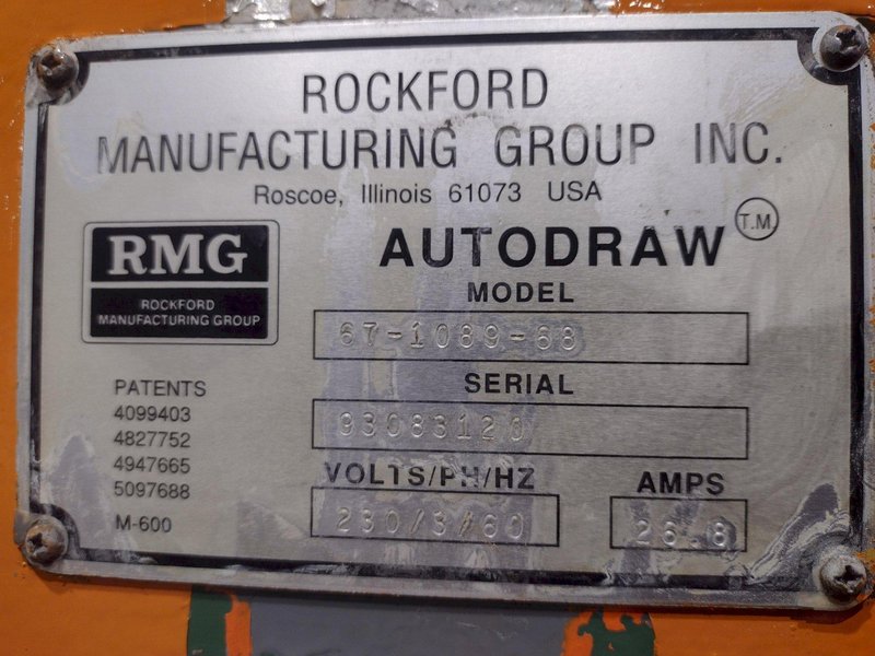 3/8&quot; RMG MODEL 67-1089-68 WIRE DRAWER: STOCK #22261