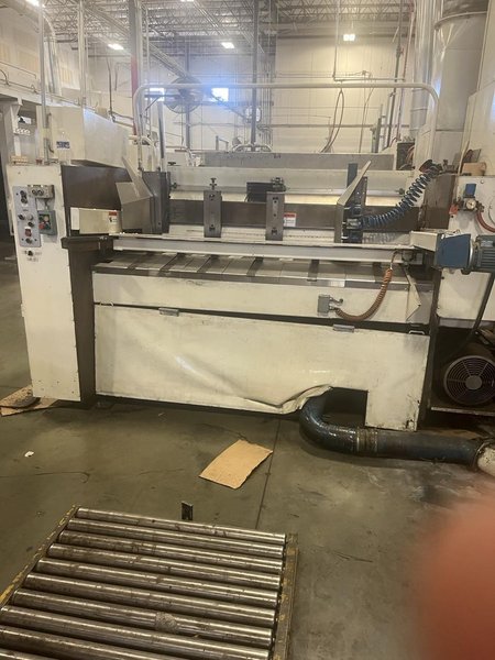 Emba 160 Flexo Folder Gluer, 1985 – Main Feeder Vacuum Pump Needs Replacing
