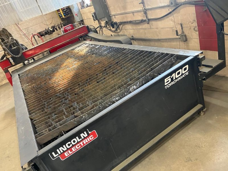 5′ x 10′ Lincoln Electric Torchmate 5100 CNC Plasma, 2021 – 275 Amp Lincoln Electric Spirit II HD