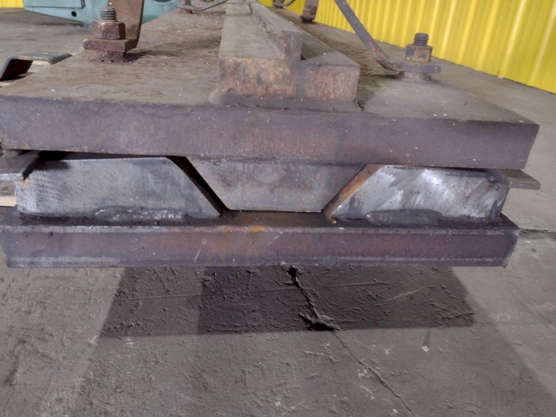 HAT BRACKET PRESS BRAKE FORMING DIES WAS MAKING GUARD RAIL; STOCK #19385