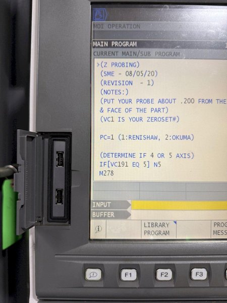 Okuma Millac 800VH 5 Axis CNC Universal Machining Center – Pallet Changer Mill