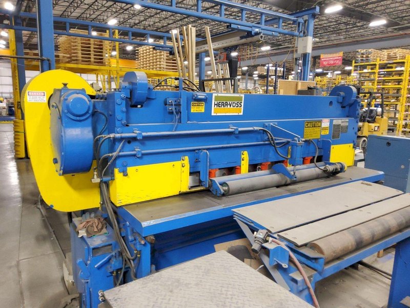 48″ X 20,000LBS X .80″ HERR VOSS CUT-TO-LENGTH LINE W/PRECISION LEVELER