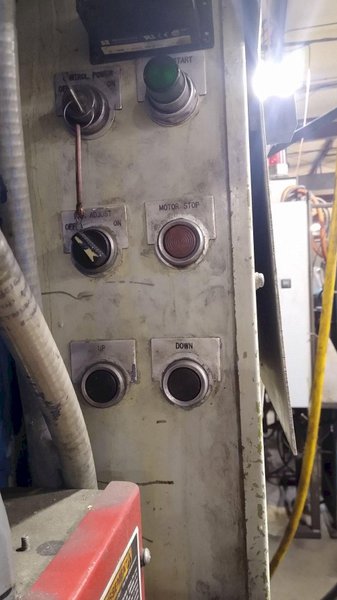 150 TON KOMATSU MODEL OBS150-3 GAP FRAME STAMPING PRESS 7.9" STROKE 1988 : YOBRO #26124