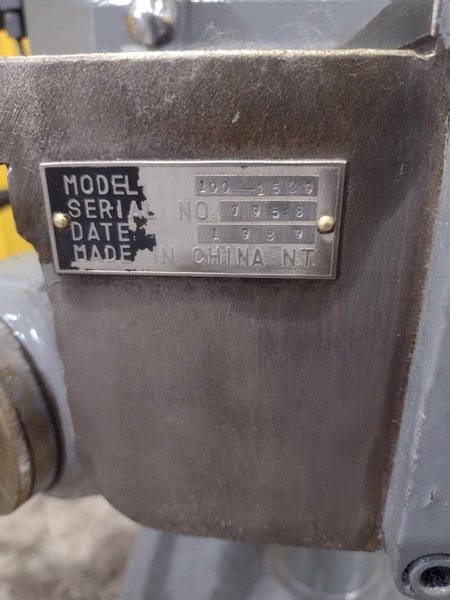 2 HP ALLIANT MODEL 100-1520 RAM TYPE VERTICAL MILL: STOCK #10353