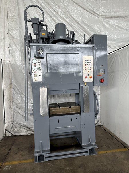 300 TON HINES SC0542 HYDRAULIC DEEP DRAW PRESS. STOCK # 0420423