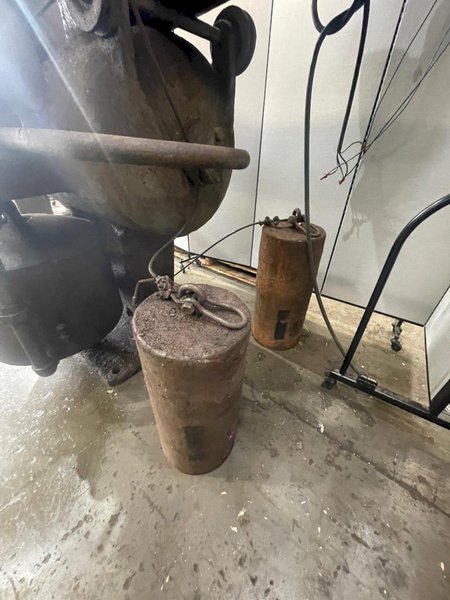 250 TON CHAMBERSBURG WHEEL PRESS: STOCK #57698