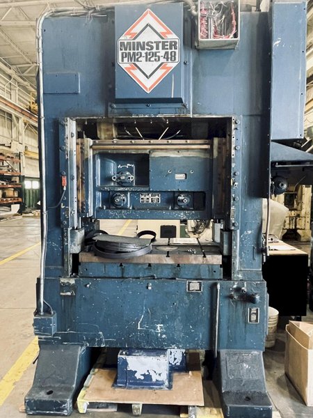 Minster PM2-125-48 Double Eccentric “High Speed” Press