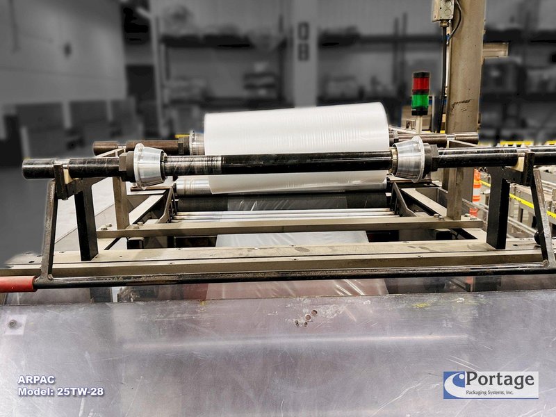 ARPAC Model: 25TW-28 Intermittent Motion Tray Wrapper