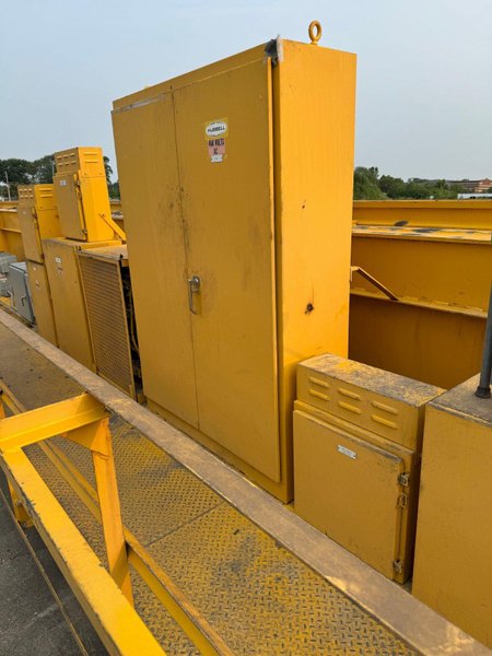 75 TON X 57' SPAN CRANE MFG OVERHEAD BRIDGE CRANE. STOCK  # 0790324