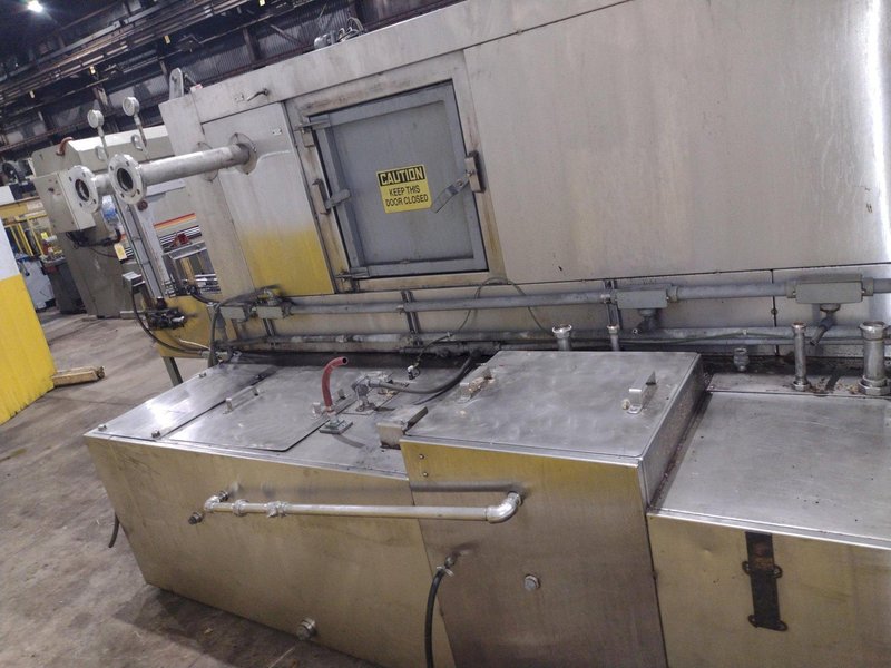 24" WIDE FPI SYSTEMS MODEL #CBW-24 STAINLESS STEEL CONVEYOR TYPER PASS-THROUGH PARTS WASHER: YOBRO #25173
