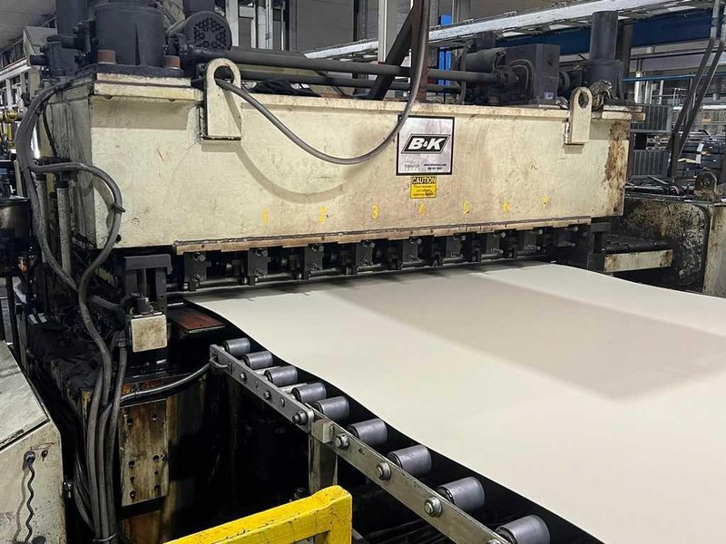 72" x 0.135" x 40,000# B &amp; K Cut To Length Line