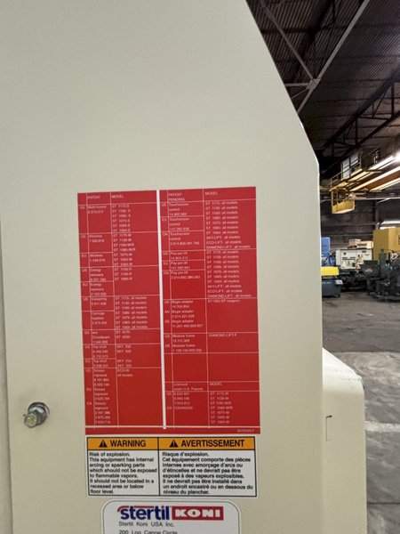 (4) 14,000 LBS STERTIL-KONI ST-1064FWA MODEL #38627535-05  ELECTRIC BATTERY WIRELESS HEAVY DUTY MOBILE COLUMN VEHICLE LIFTS 2019: STOCK #23595