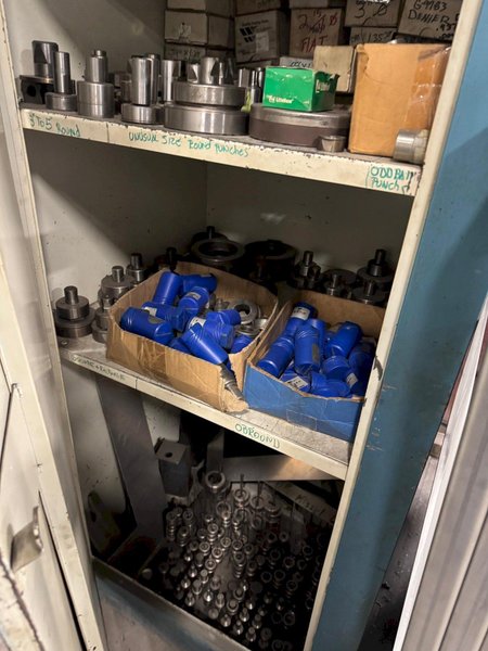 30 Ton W.A. Whitney Single End Punch Model 630, Tooling