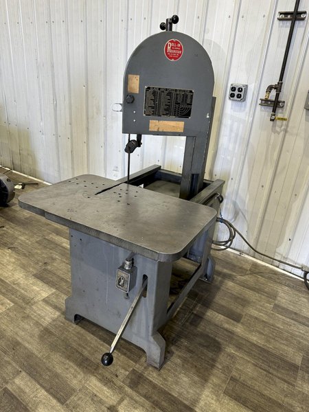 8-3/4" X 8-3/4" ROLLIN VERTICAL BANDSAW: STOCK #79645