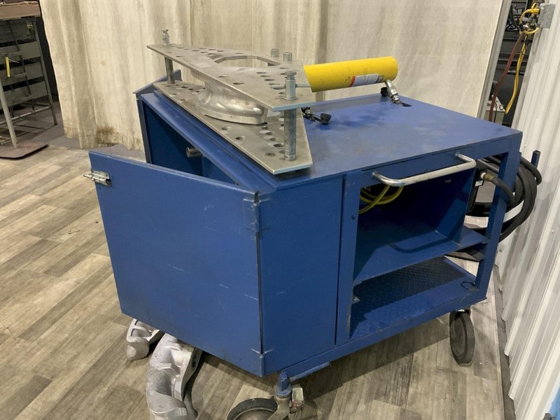1" TO 4" ENERPAC AIR OVER HYDRAULIC TUBE BENDER WITH DIES: STOCK #80832