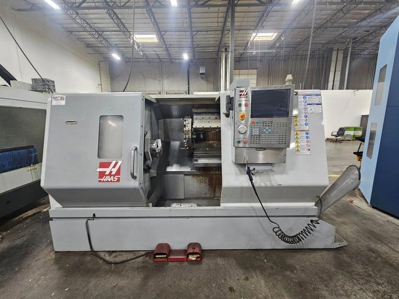 Haas SL-30T CNC Lathe, 2008 – Tailstock, Chip Conveyor