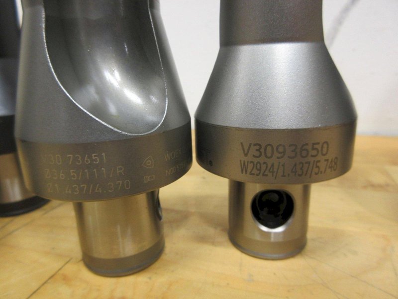 Komet ABS50 KUB Trigon Inserted Drill Bodies (7pcs), Diameters 1.187" - 1.687" ***New Unused***- Auction Item
