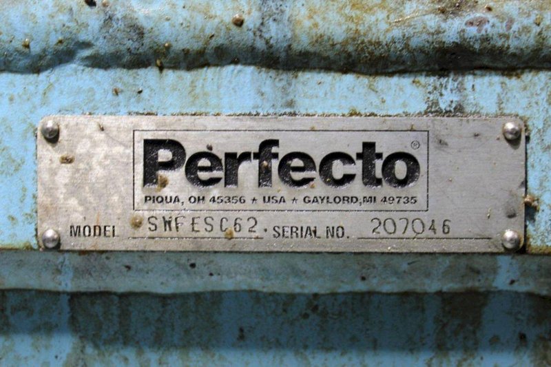 SWFESC62 PERFECTO PRESS FEED LINE WITH ASC JN 1235 UNCOILER. STOCK # 0133625