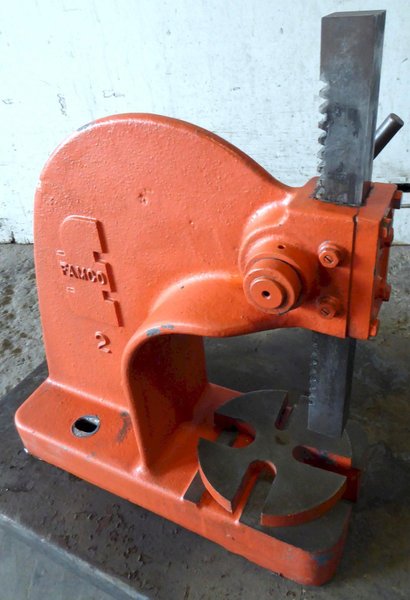 2 Ton Famco Arbor Press, No. 2, Plain Lever, Bench Model