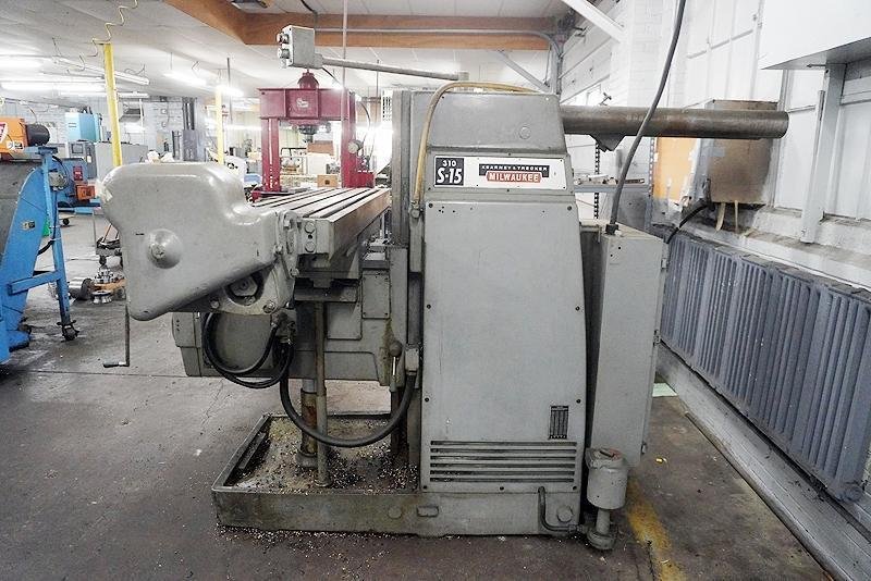 MILWAUKEE KEARNEY &amp; TRECKER MODEL #310 S-15 HORIZONTAL MILL: YOBRO #25930
