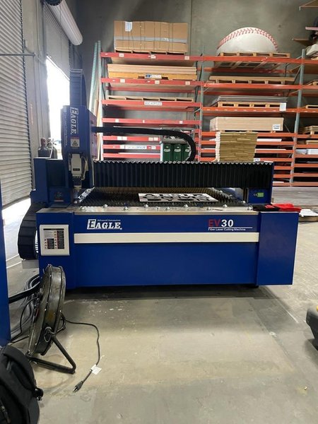 4,000 Watt Eagle EV-30 Fiber Maxphotonics Laser Cutting Machine, 2025 – New with Warranty, 5′ x 10′ Table