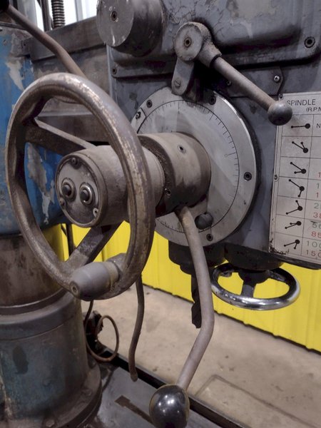 4&#039; x 13&quot; IKEDA MODEL #RM-1175 RADIAL ARM DRILL: STOCK #19134