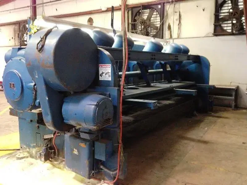 CINCINNATI 16' X 3/8" MECHANICAL PLATE SHEAR, S/N 34668, STOCK# 13252J