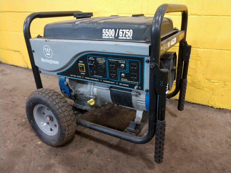 5500 WATT WESTINGHOUSE PORTABLE GENERATOR: STOCK 12995