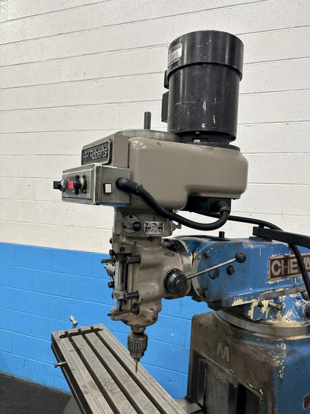 3 HP CHEVALIER VERTICAL RAM TYPE VERTICAL MILL: STOCK #77143