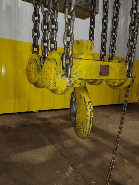 24 TON (48,000 LBS) CHESTER LOW HEADROOM ELECTRIC CHAIN HOIST: STOCK #10210