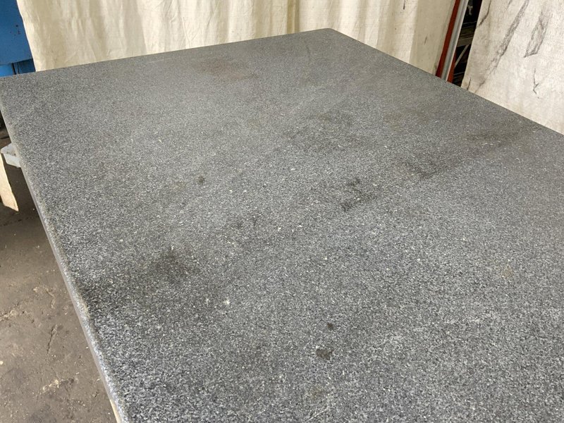 36" X 72" PRATT AND WHITNEY BLACK GRANITE SURFACE PLATE W/ STAND: STOCK #81387