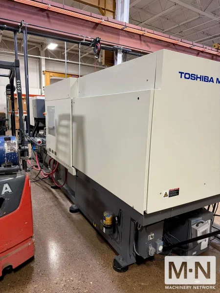 500 TON 61 OZ TOSHIBA MODEL EC500SXIIV50-36AT ELECTRIC INJECTION MOLDING MACHINE MFG 2019