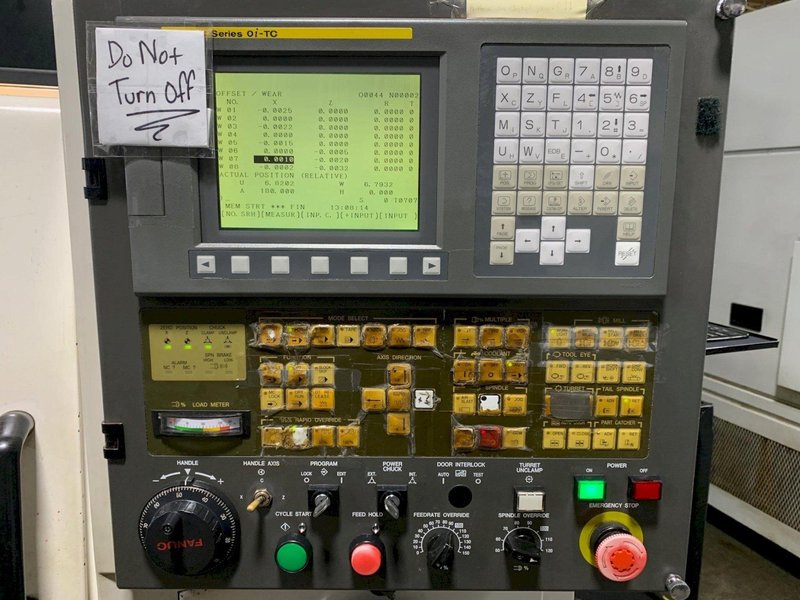 2007 DMC 6TM CNC Lathe C-Axis &amp; Live Milling w/Fanuc, Tailstock