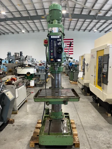 IBARMIA B-70  31-1/2” Geared Head Drill Press &amp; Power Down Feed #7013
