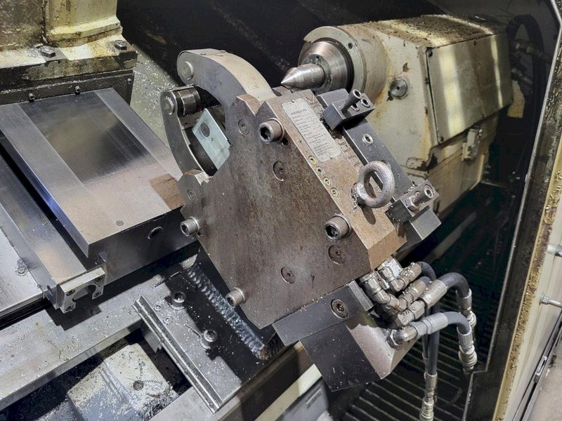 Okuma LB-35II CNC Turning Center – 15″ Chuck Steady Rest Long Bed Lathe