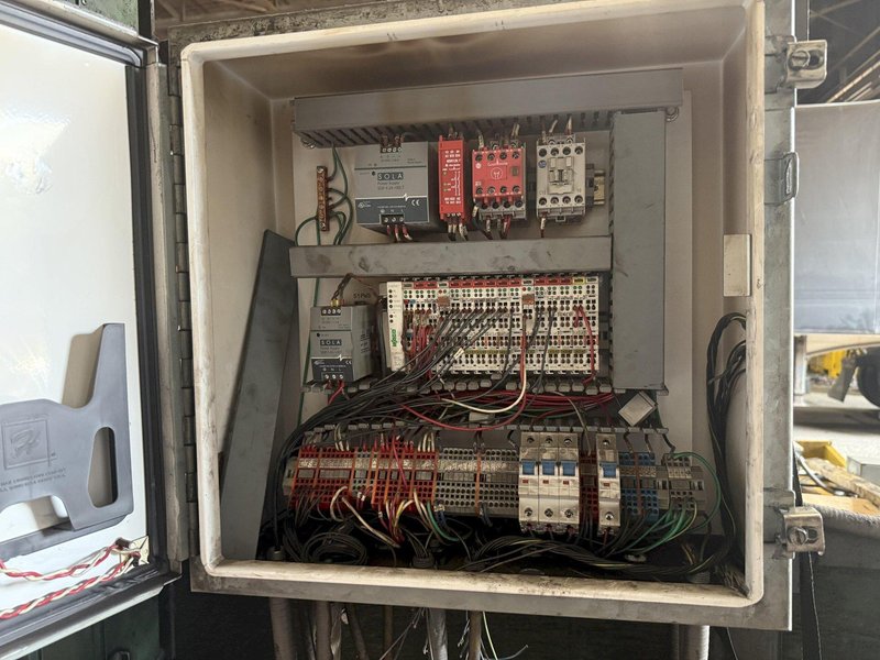 CONTROLLED AUTOMATION ELECTRICAL CONTROL PANEL, FROM MODEL #BFC-530 BEAM PUNCH LINE: STOCK #24124