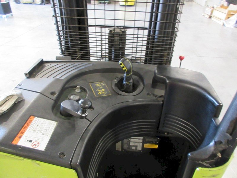Clark NPR20 Electric Standing Reach Forklift with Auto 1000 24VCharger, 4000 LB Load Capacity- Auction Item