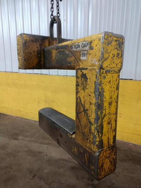 20,000 LB 10 TON x 36&#039; CADY COIL LIFTING C HOOK: STOCK #14592