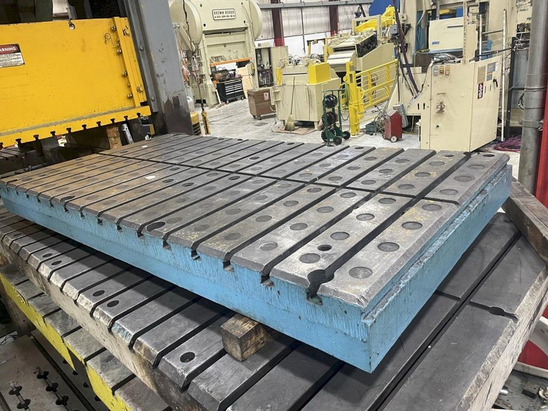 96&quot; x 49&quot; T-Slotted Bolster Plate