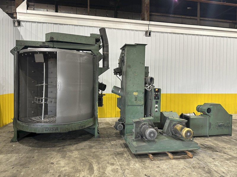 36&quot; X 72&quot; GOFF MODEL #3672D SPINNER HANGER SHOT BLAST CLEANING SYSTEM, NEW 2006: STOCK #22470