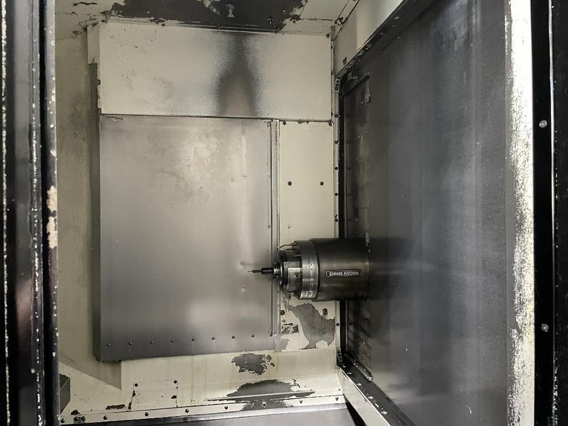 DMG Mori NHX5000 CNC Horizontal Machining Center with Pallet Changer, High Pressure Thru-Spindle Coolant, 60 Station Tool Changer,  15,000 RPM Spindle