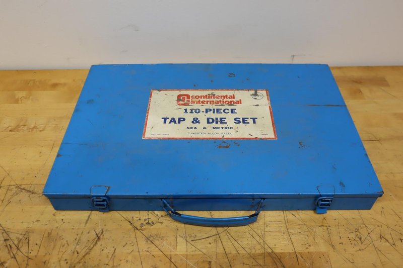 Continental Int. Tap &amp; Die Set w/ Case- Auction Item