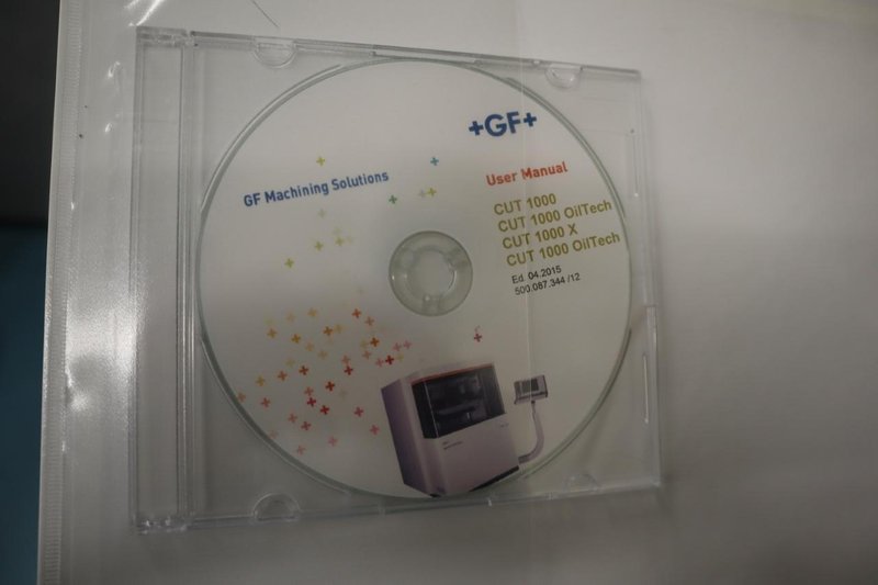 AgieCharmilles Cut 1000 Oiltech CNC Wire EDM Electrical Discharge Machine, Fire Suppression, IPG-VO Generator, Dual Wire Spool Auto Threading