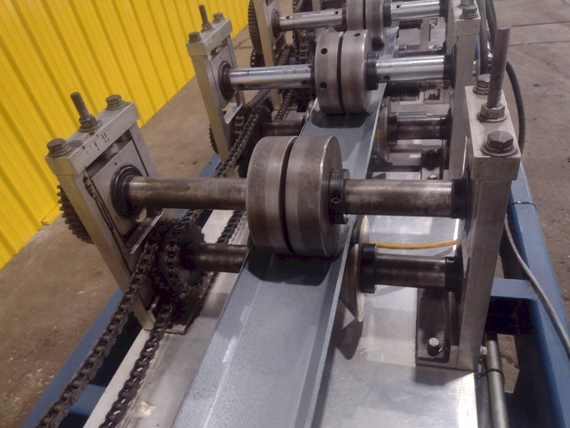 12 STAND X 10&quot; KNUDSON MODEL #KS-2468 STUD &amp; TRACK FRAMING ROLLFORMER, WITH AMS CONTROLS: STOCK #18942