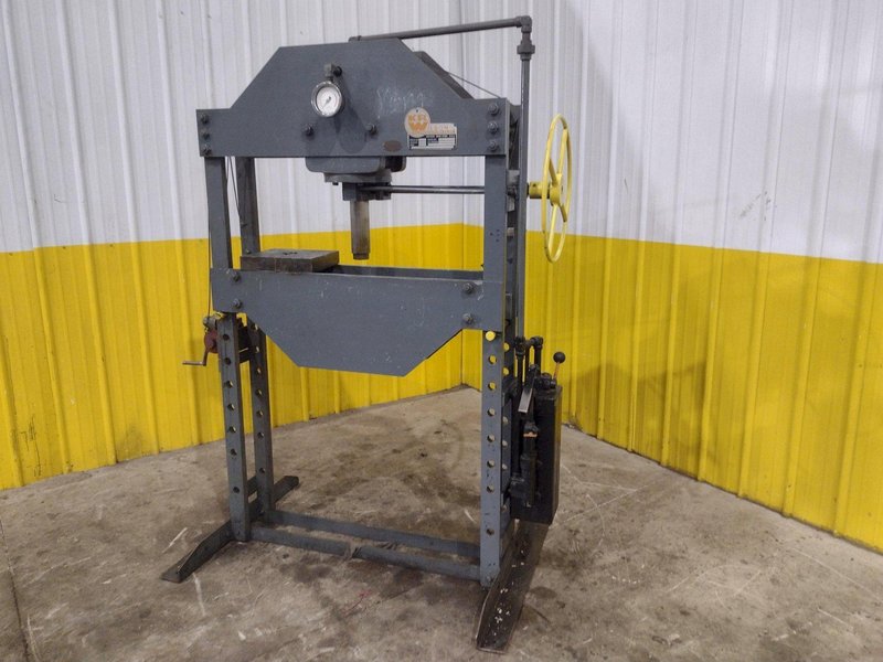 75 TON KR WILSON H-FRAME HYDRAULIC PRESS: YOBRO #25288