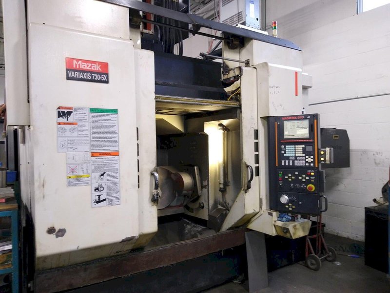 Mazak Variaxis 730-5X CNC UMC, 2004 – 5-Axis, Mazatrol Fusion 640M Control