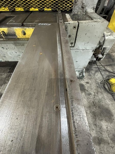 10' X 1/4" WYSONG MODEL #1025 MECHANICAL POWER SQUARING SHEAR: STOCK #21859