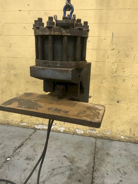 200 TON STONEGATE C FRAME HYDRAULIC FLANGE PUNCH: STOCK #71958