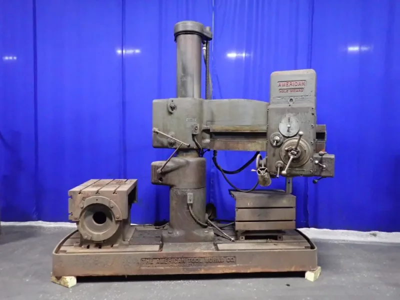 THE AMERICAN TOOL WORKS CO 11" COLUMN X 3' ARM RADIAL ARM DRILL