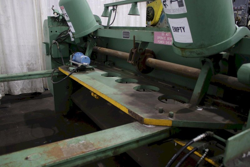 10&#039; X 1/4&quot; CINCINNATI POWER SQUARING SHEAR: STOCK #76284